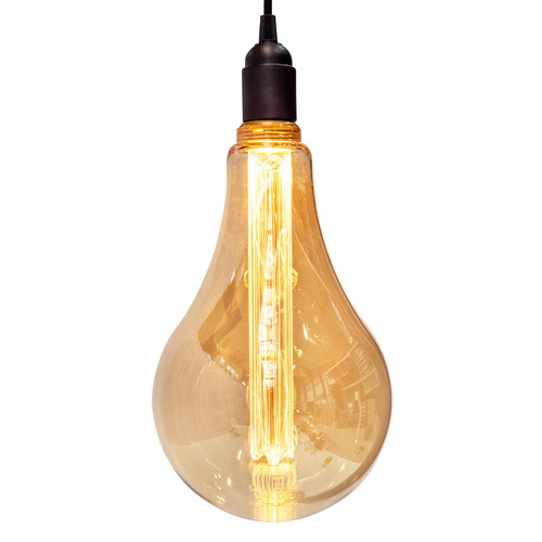 Industriele hanglamp met 1 filament lichtbron (druppel)