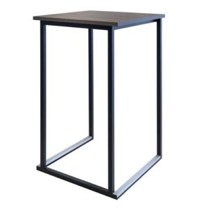 Statafel Kubo Smart vierkant L70xB70xH110 cm zwart / logan
