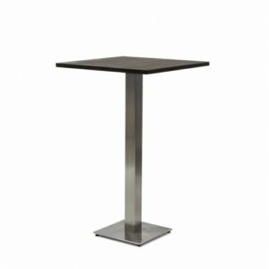 Statafel Logan RVS poot L70xB70xH110cm logan eik